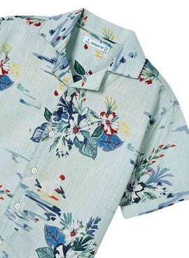 Chemise Mayoral Resort Imprimé Floral Pour Garçon