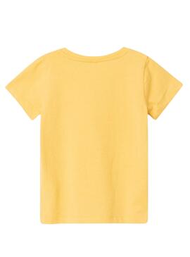 T-shirt Name It Becca Jaune pour Fille