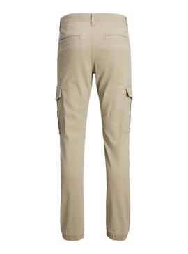 Pantalon Jack and Jones Marco Cuffed Beige Enfant