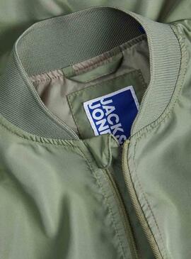 Veste Jack And Jones Oliver Bomber Vert Enfant