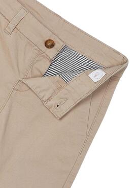 Pantalon Mayoral Chino Basique Slim Beige pour Garçon