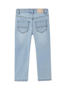 Pantalon en jean Mayoral Slim basique clair pour enfant