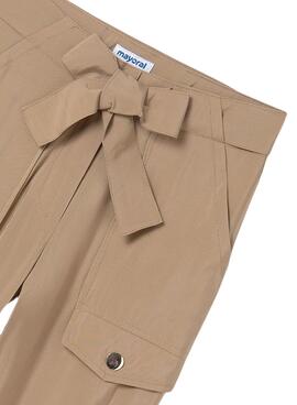 Pantalon Mayoral Poches Beige Pour Fille