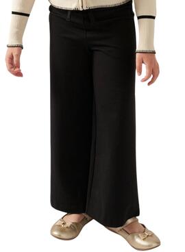 Pantalon Mayoral Cropped Noir pour Fille.