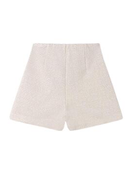 Short Mayoral Tweed Beige Pour Fille