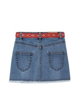 Jupe en denim Mayoral avec ceinture Fantaisie pour fille