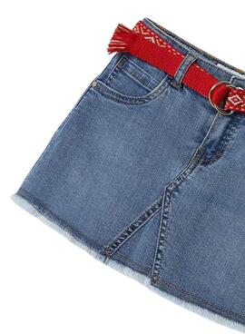 Jupe en denim Mayoral avec ceinture Fantaisie pour fille