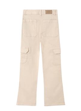 Pantalon Mayoral Long Sarga Beige Pour Fille