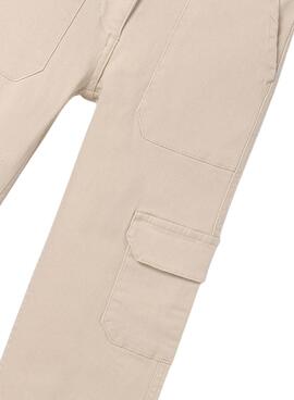 Pantalon Mayoral Long Sarga Beige Pour Fille