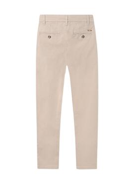 Pantalon Mayoral Chino Basique Beige Pour Enfant.