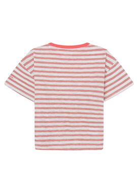 T-shirt Pepe Jeans Nira Rouge pour Fille