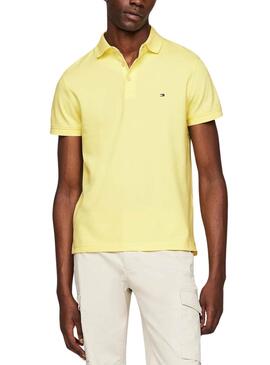 Polo Tommy Hilfiger 1985 jaune pour homme