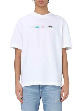T-shirt Calvin Klein Photoprint Blanc Homme