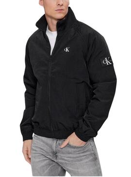 Bomber Calvin Klein Jeans Padded Harrington Noire