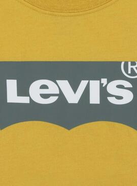 T-shirt Levi's Batwing Jaune pour Enfant