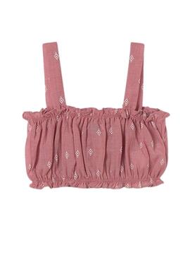 Blouse Mayoral rose pour fille