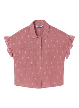 Blouse Mayoral rose pour fille