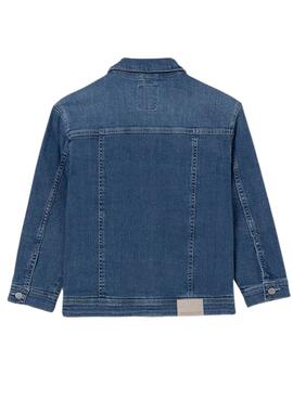 Veste en jean bleue Mayoral pour garçon