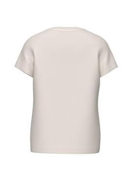 T-shirt Name It Diaz Blanc Pour Fille