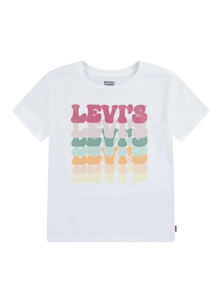 Maillot Levi s Retro Blanc Pour Fille