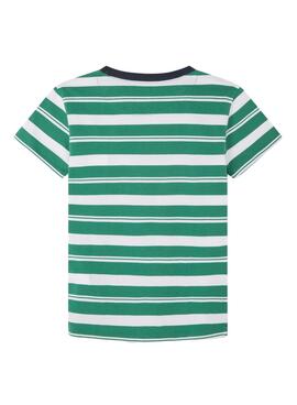 T-shirt Pepe Jeans Reeve Vert Pour Enfant