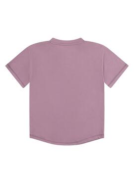 T-shirt Levi's Curved Purple For Child