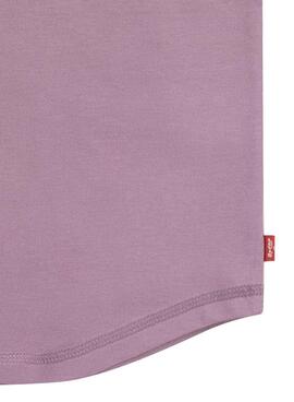 T-shirt Levi's Curved Purple For Child