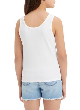 T-shirt Levis Meet Blanc pour Fille