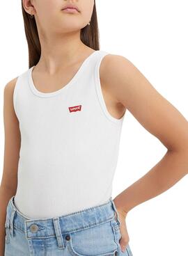 T-shirt Levis Meet Blanc pour Fille