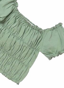 Short imprimé menthe pour fille de la collection Mayoral