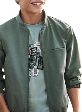 Veste Bomber Mayoral vert pour garçon