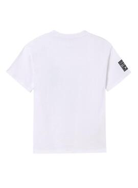 T-shirt Mayoral Stronger Blanc Pour Garçon