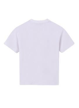 T-shirt Mayoral Basic en coton Better Blanc pour enfant