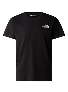 T-shirt The North Face Relaxed Graphic Noir Fille