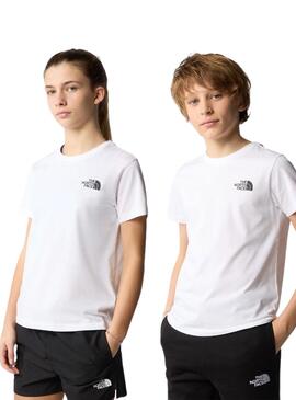 T-shirt The North Face Simple Dome Blanc Enfants