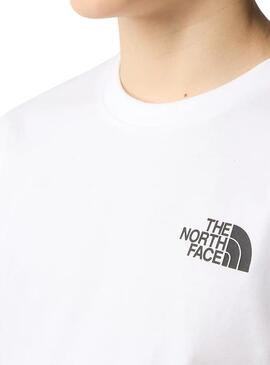 T-shirt The North Face Simple Dome Blanc Enfants