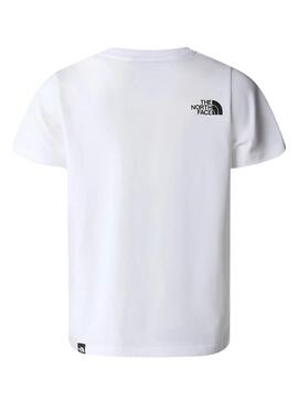 T-shirt The North Face Simple Dome Blanc Enfants