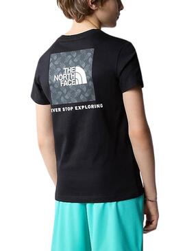 T-shirt The North Redbox Noir pour Enfant