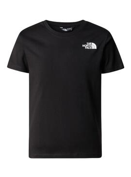 T-shirt The North Redbox Noir pour Enfant