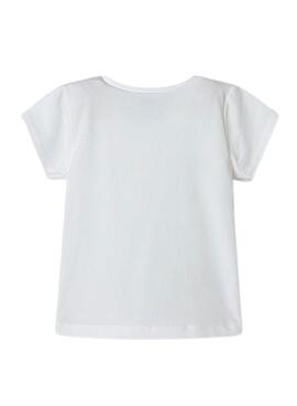 T-shirt Mayoral Basic Blanc pour Fille