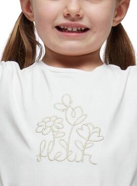 T-shirt Mayoral Basic Blanc pour Fille