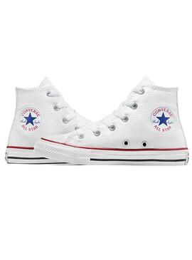 Chaussures Converse Chuck Taylor All Star blanches pour enfant