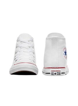 Chaussures Converse Chuck Taylor All Star blanches pour enfant