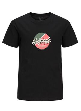 T-shirt Jack and Jones Tampa Fast Noir