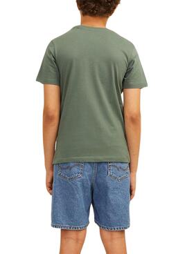 T-shirt Jack and Jones Tampa Fast verte