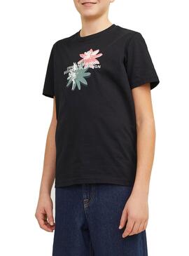 T-shirt Jack and Jones Tampa Noir Pour Enfant