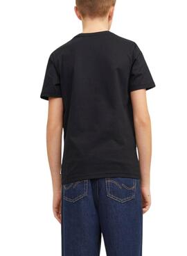 T-shirt Jack and Jones Tampa Noir Pour Enfant