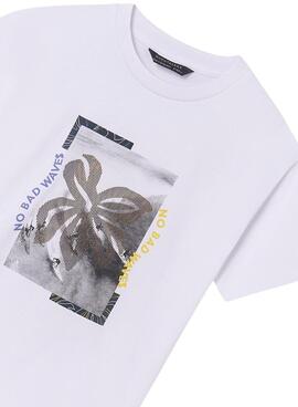 T-shirt Mayoral Print Lenticular Blanc Pour Enfant