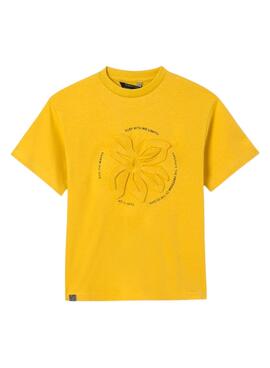 T-shirt Mayoral Embossed Jaune Pour Garçon