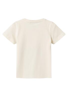 T-shirt Name It Fisher Beige pour garçon